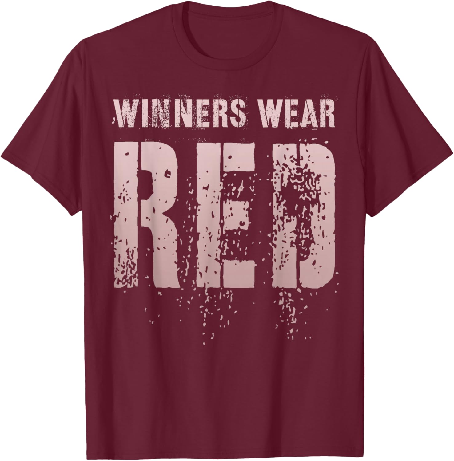 Vintage WINNERS WEAR RED Summer Camp Let's Go Team War Game T-Shirt - T-Shirt | Maroon