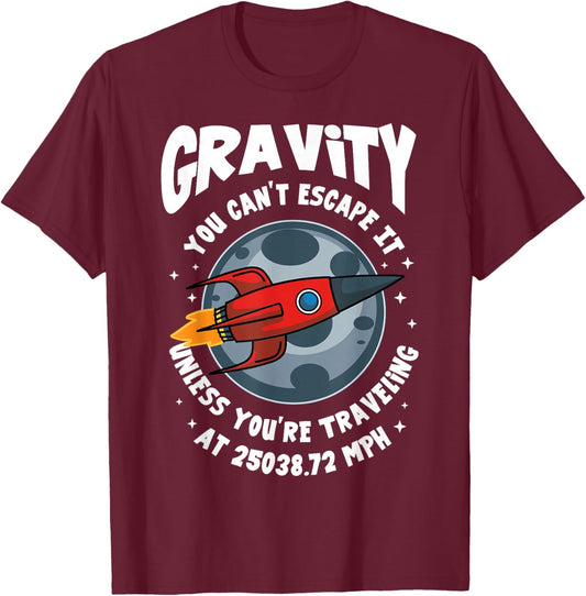 Aerospace Engineer Rocket Science T-Shirt - T-Shirt | Maroon