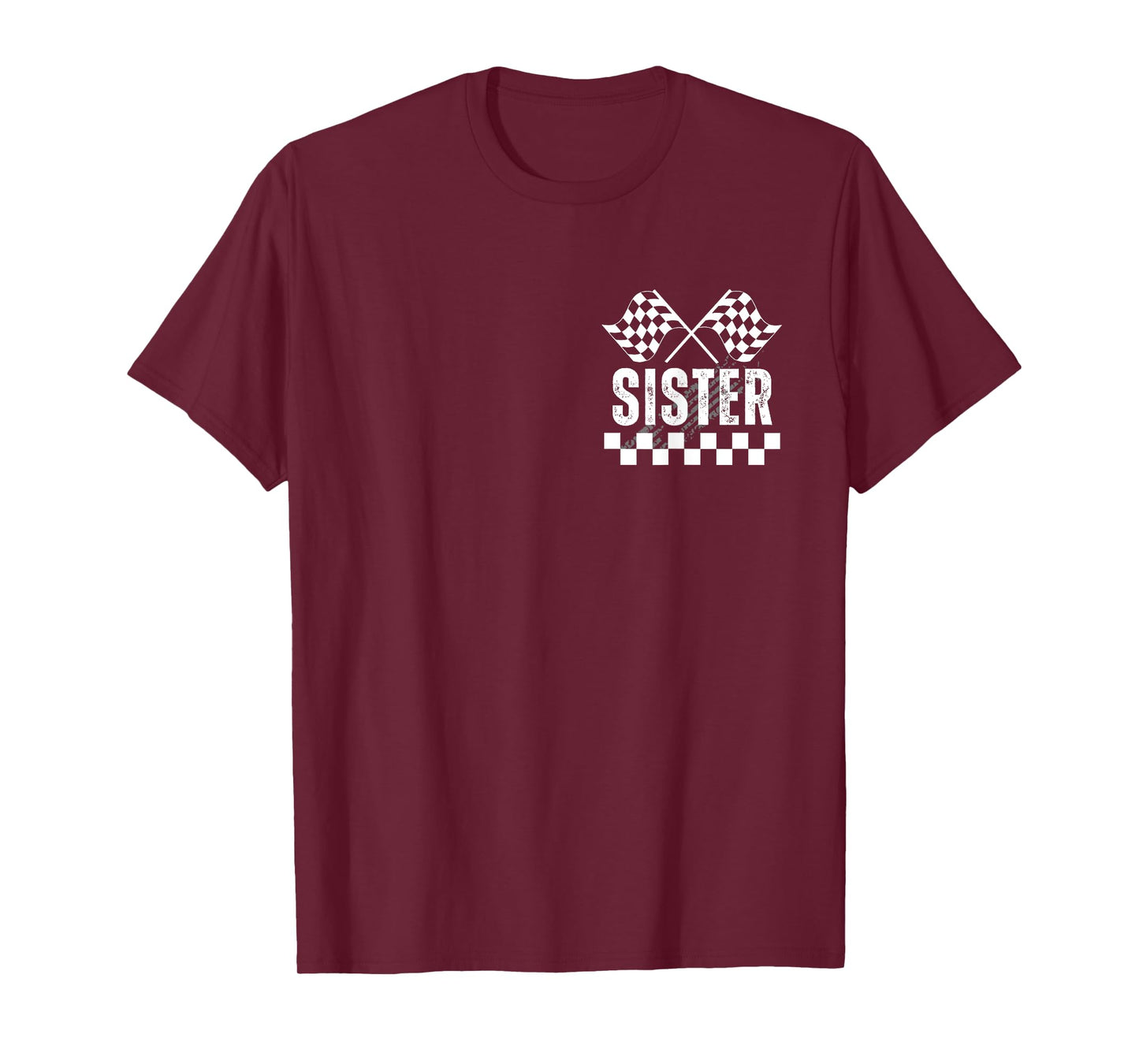 Racing Birthday Party Car Pit Crew Sister Family Matching T-Shirt