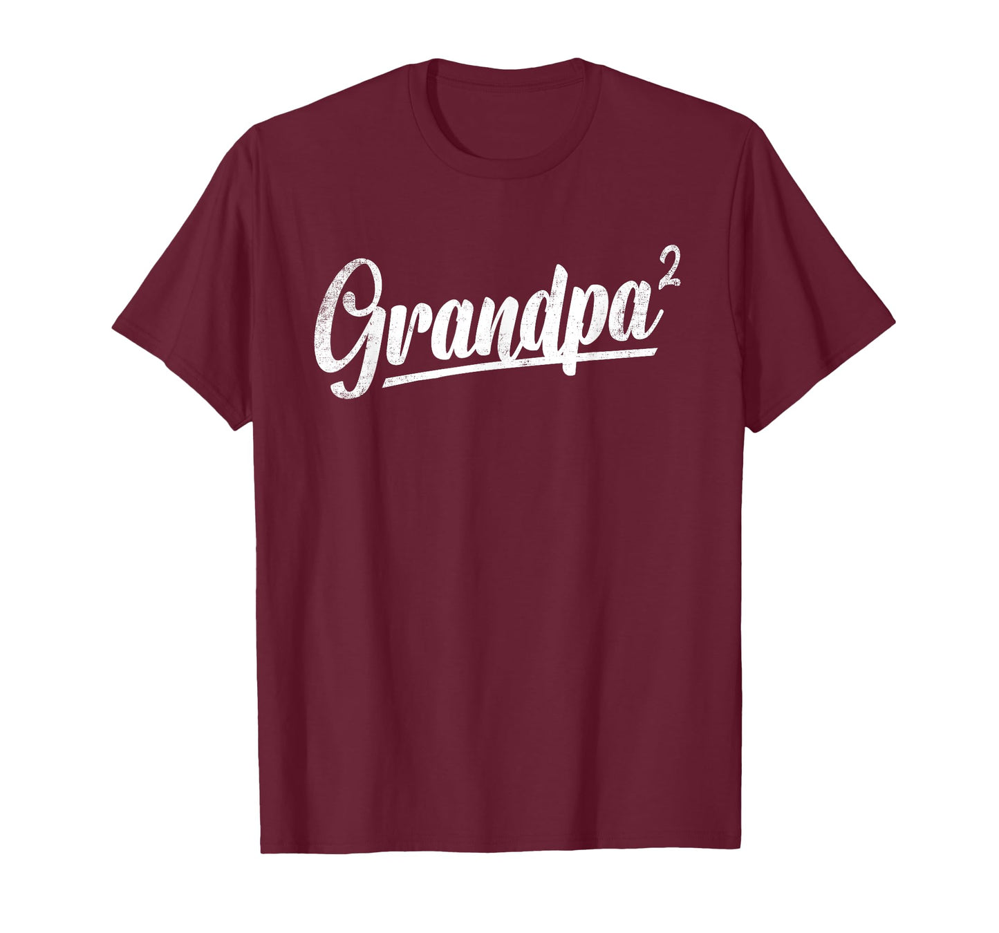 Grandpa Of 2 Two Squared 2 Grandkids Pregnancy Announcement T-Shirt