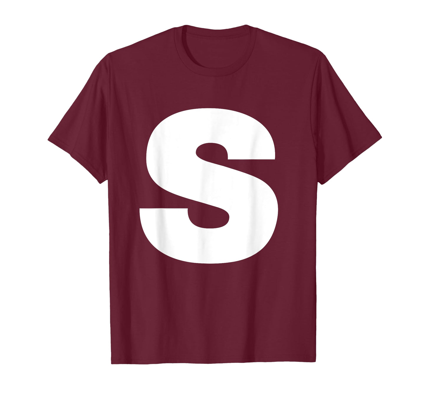 Letter S Capital Alphabet S Monogram Initial Name Birthday T-Shirt