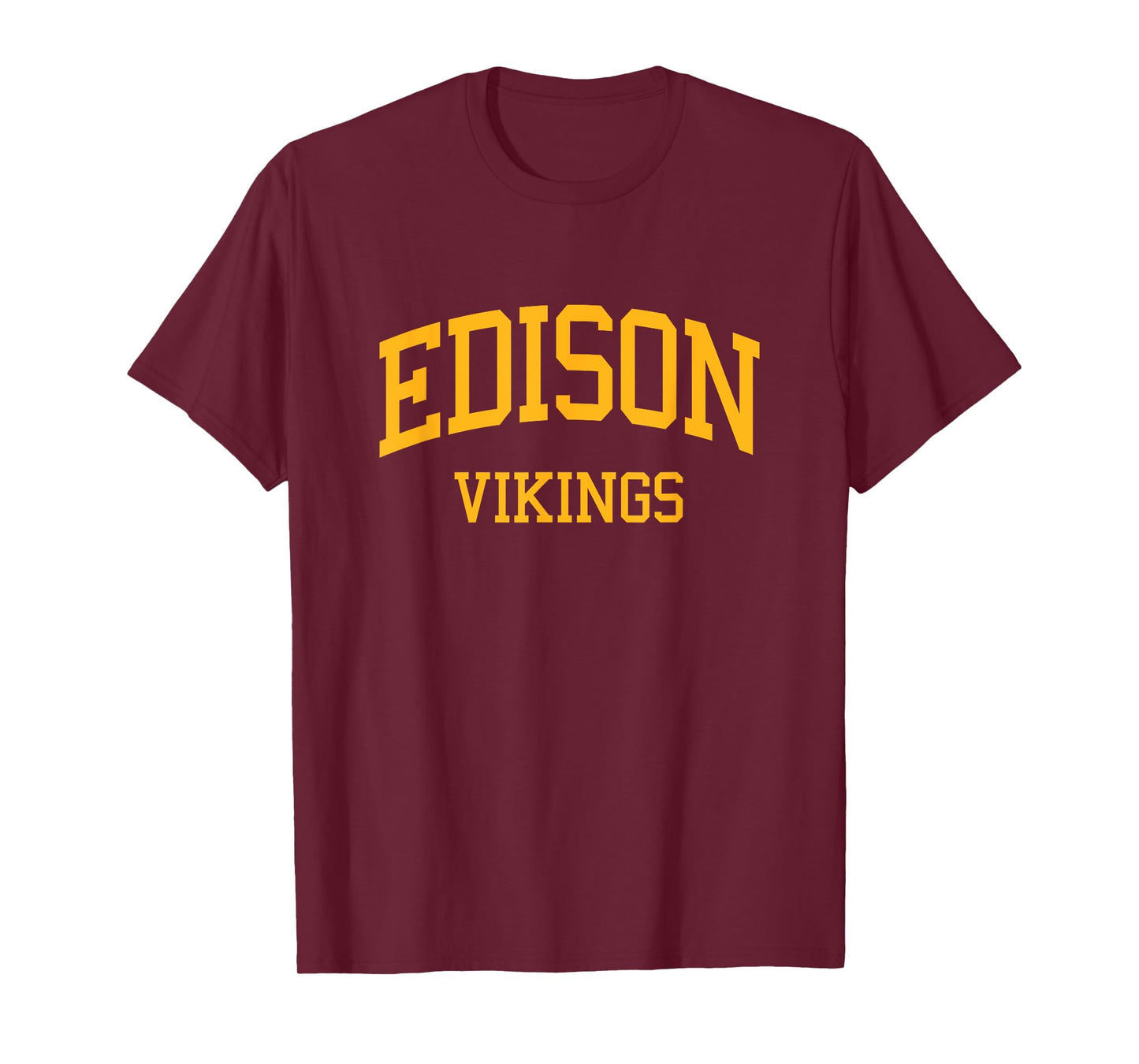 Edison High School HS Stockton CA Retro Sports T-Shirt