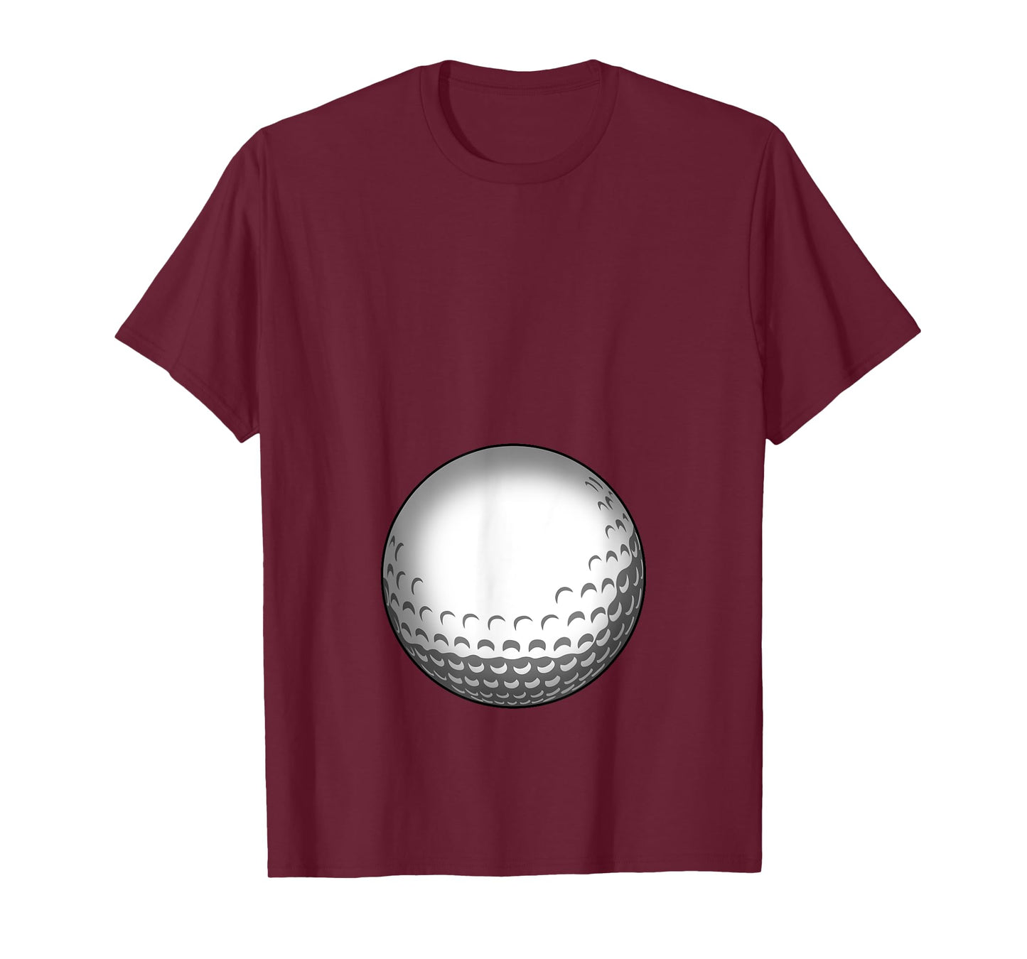 Funny Golf Player Belly Pregnant Mama T-Shirt