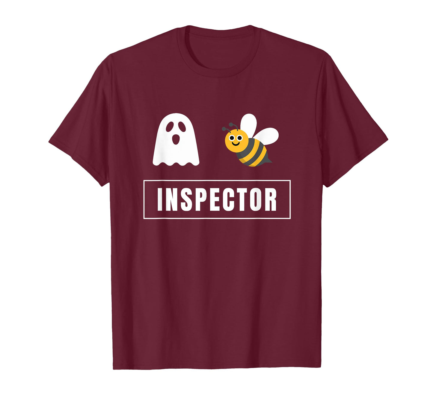 Boo-Bee Inspector Lazy DIY Halloween Costume Funny Ghost T-Shirt
