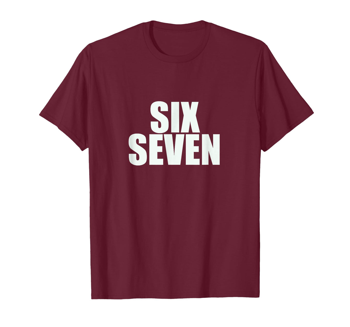Fun Six Seven 6 7 Meme Design T-Shirt