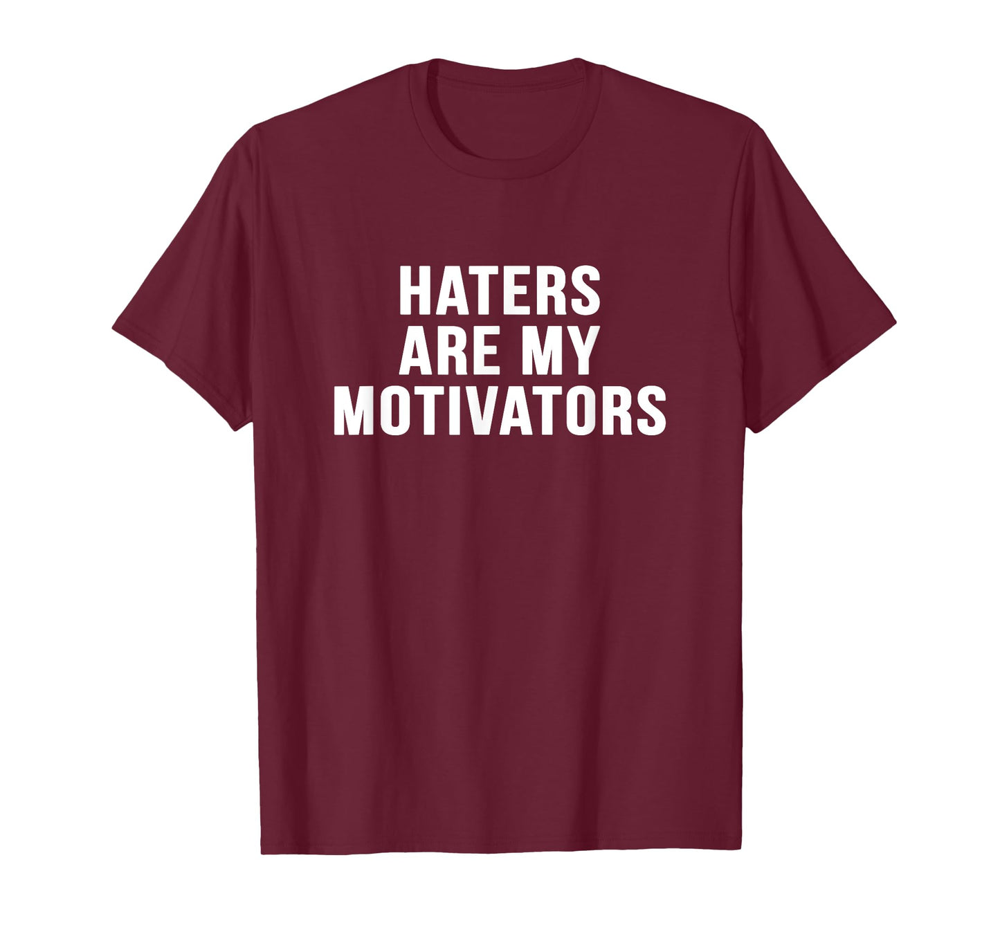 Haters are my motivators sarcastic novelty funny t shirt T-Shirt
