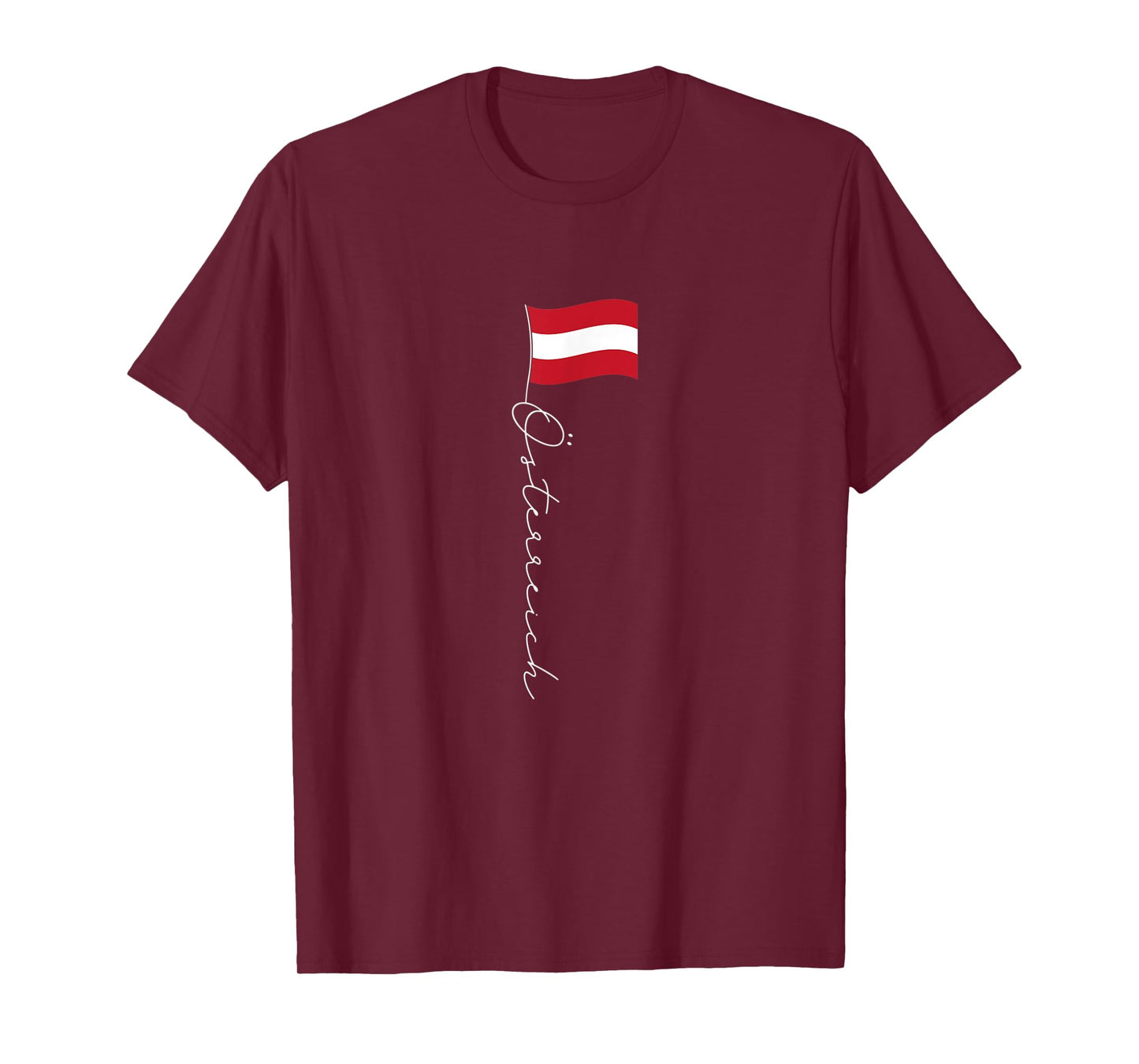 Austria Signature Flag Pole - Patriotic Austrian Flag Women Kids Men T-Shirt