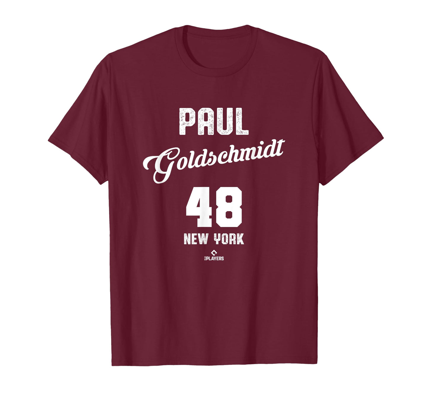 Paul Goldschmidt 48 New York Baseball Vintage MLBPA T-Shirt