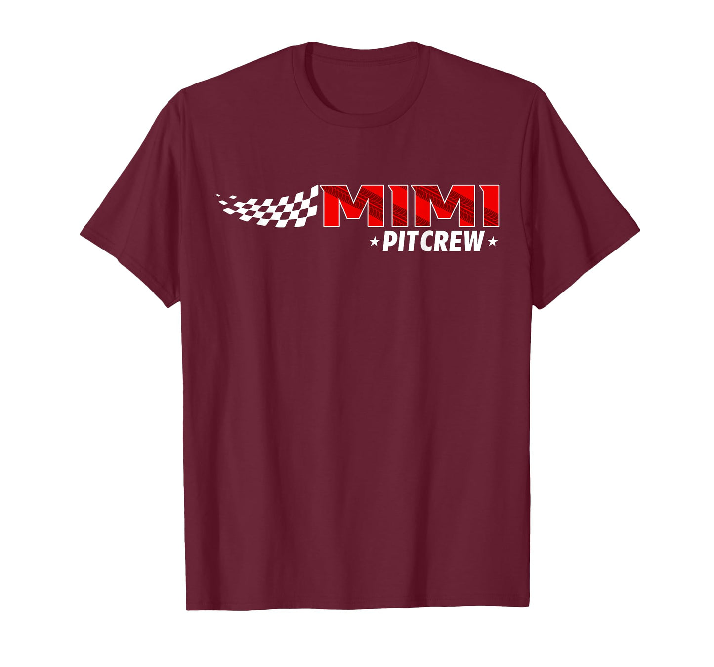 Race Car Birthday Party Racing Family Mimi Pit Crew T-Shirt