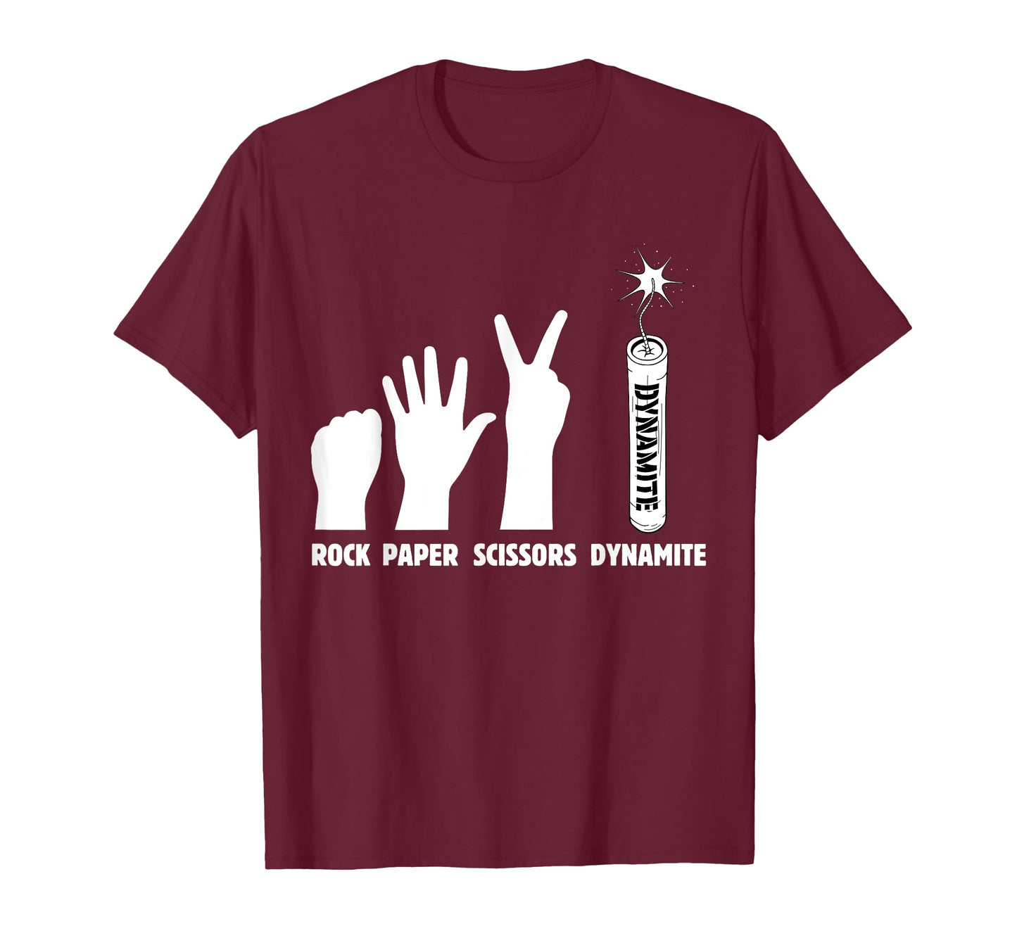 Paper Rock Scissors Dynamite | Explosive Demolition T-Shirt