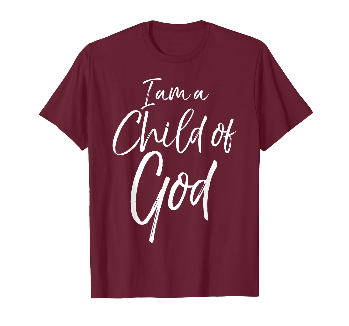 Cute Christian Salvation Quote Gift I Am a Child of God T-Shirt