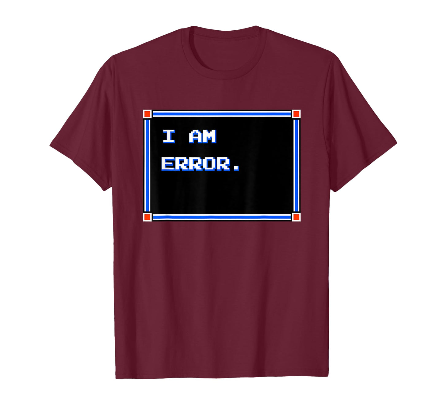 I AM ERROR vintage retro video game design 80s 90s link T-Shirt