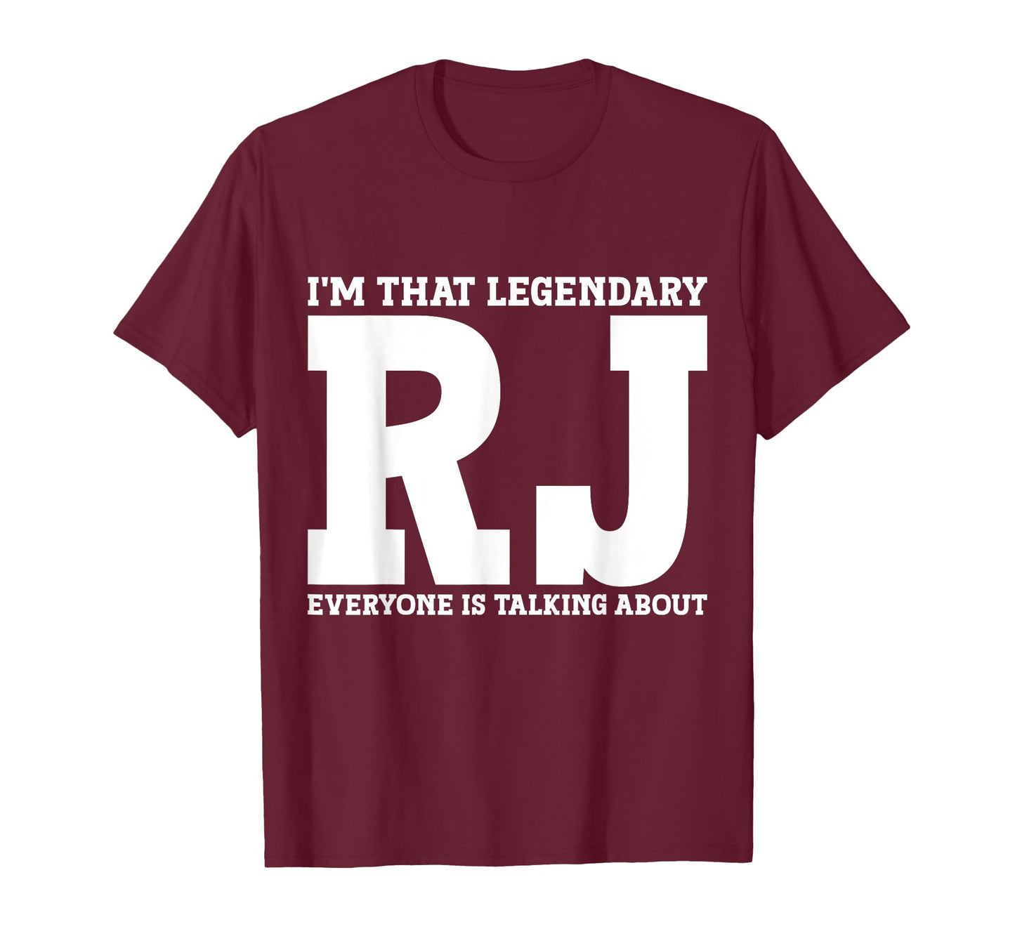 Rj Personal Name First Name Funny Rj T-Shirt
