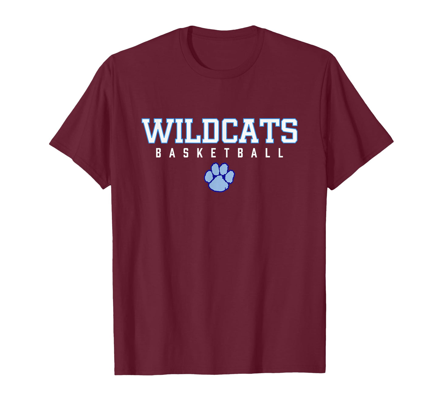Camden County Wildcats Logo Basketball HS T-Shirt