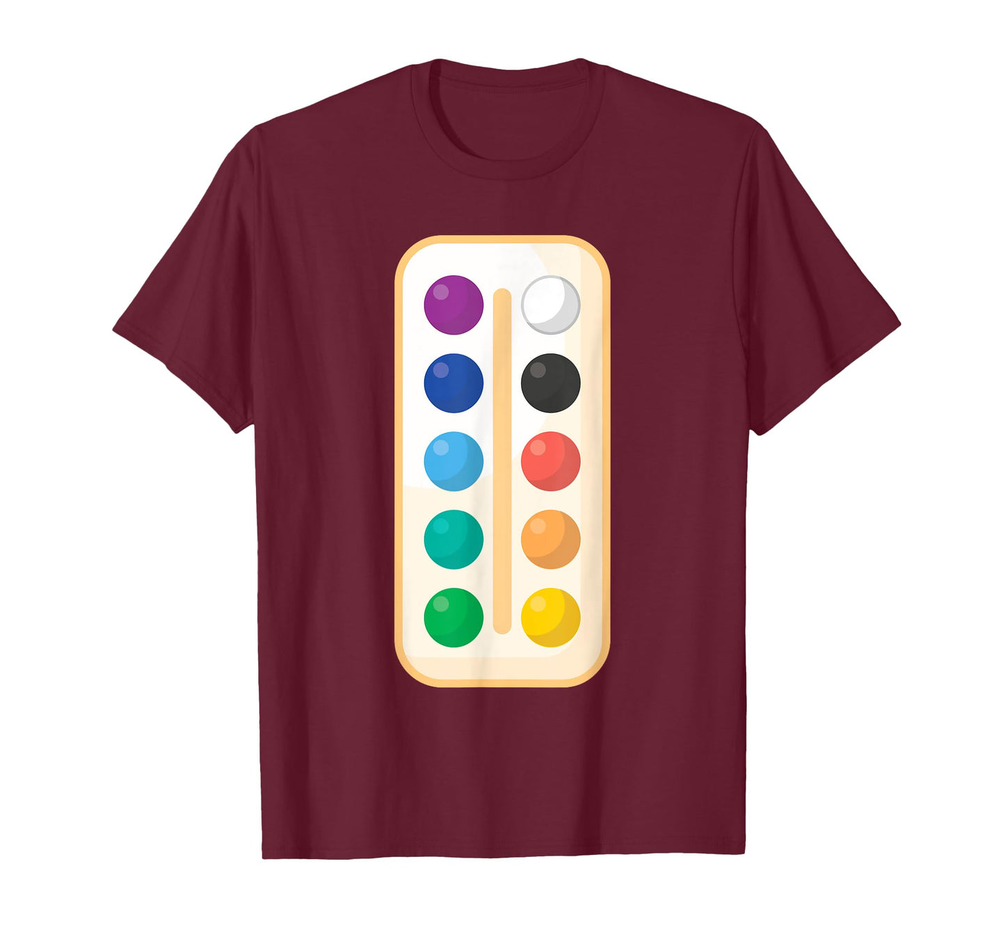 Paint Palette ArtSet Halloween Costume for Teachers Students T-Shirt for Men Women Kids