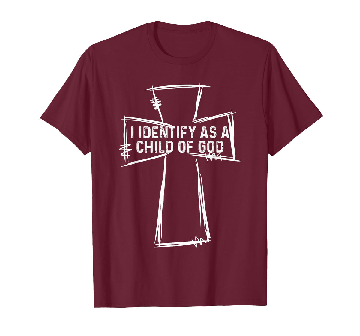 I Identify As A Child of God Christian Apparel Tee T-Shirt
