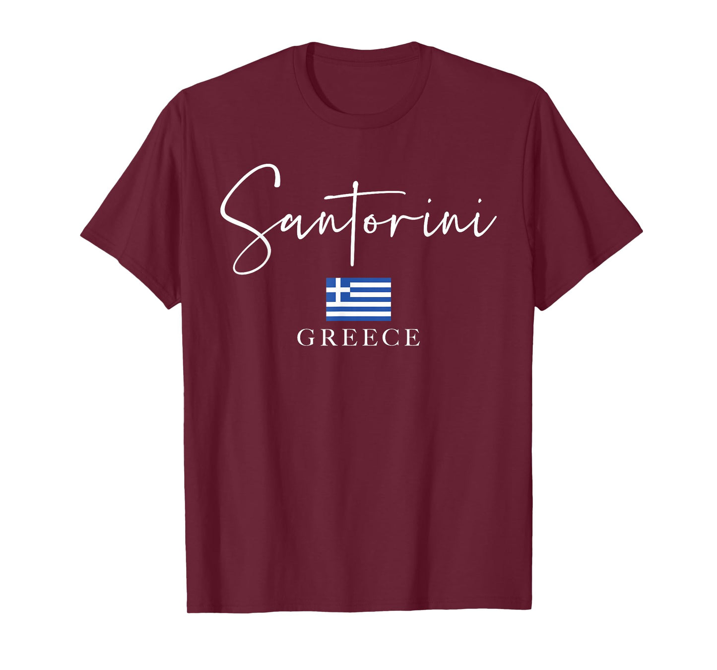 Greece Flag Vacation - Island Santorini T-Shirt