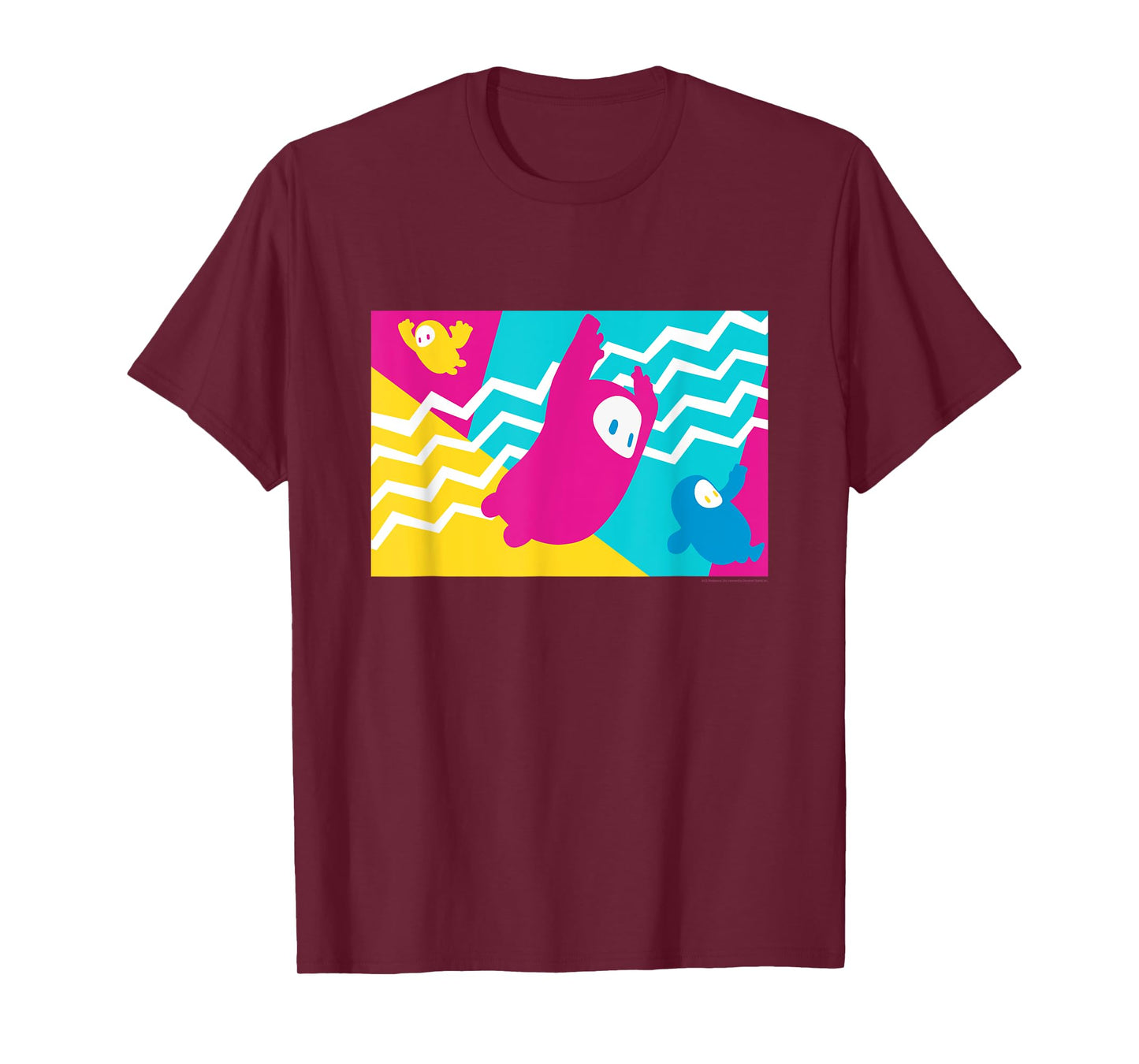 Fall Guys Epic Retro Graphic Panel T-Shirt