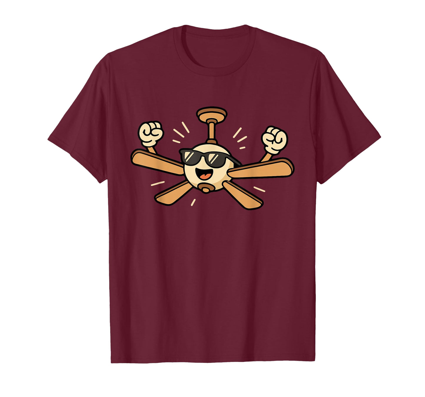 Ceiling Fan Funny Lazy Halloween Costume T-Shirt