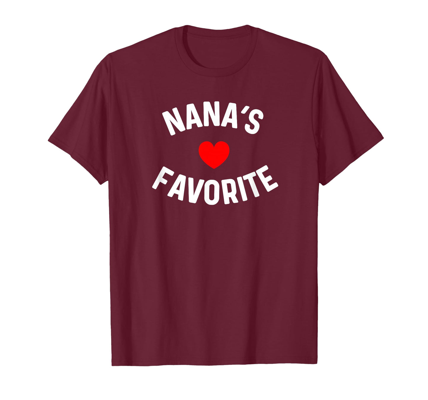 I'm Nana's Favorite Grandchild Baby Grandson Granddaughter T-Shirt