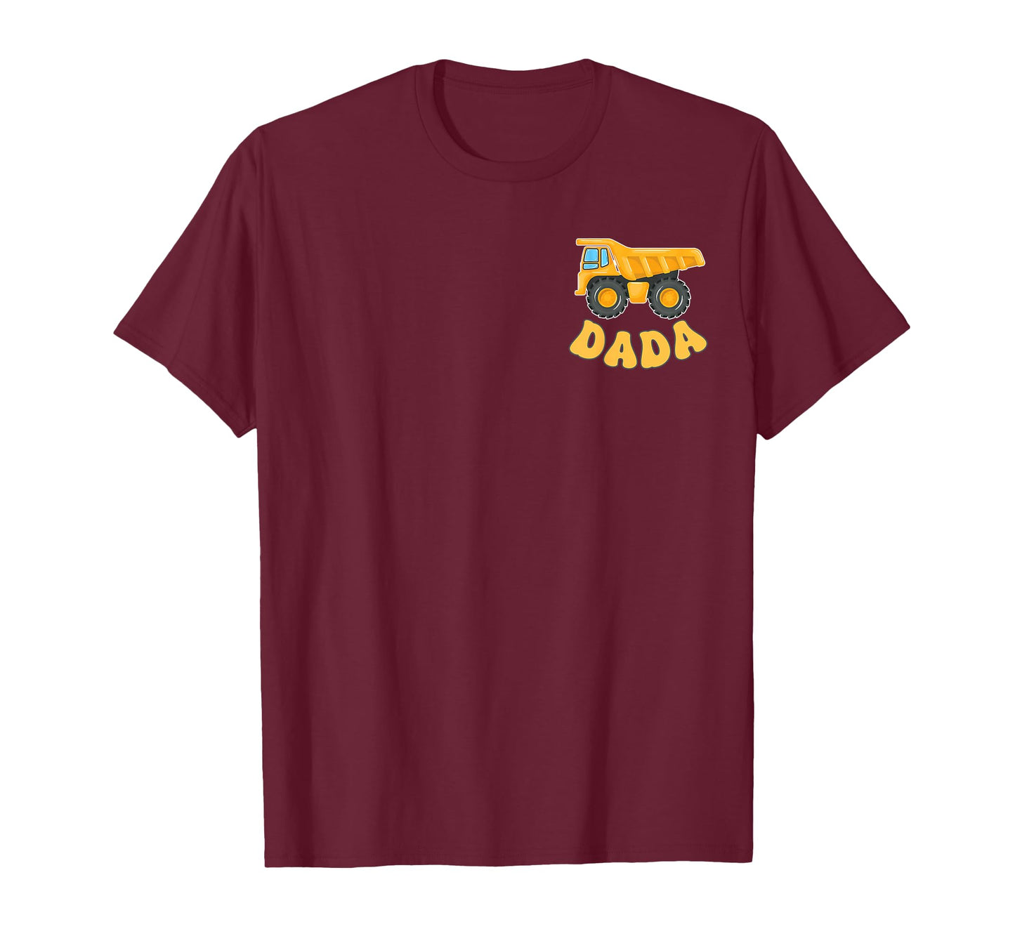Funny Dada Construction Excavator Kids Matching Family Party T-Shirt