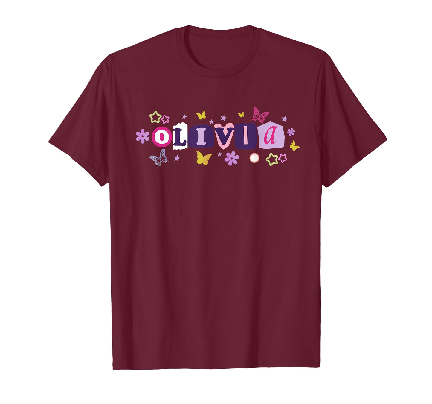 Olivia Personalized Name I Love Olivia For Men Women T-Shirt