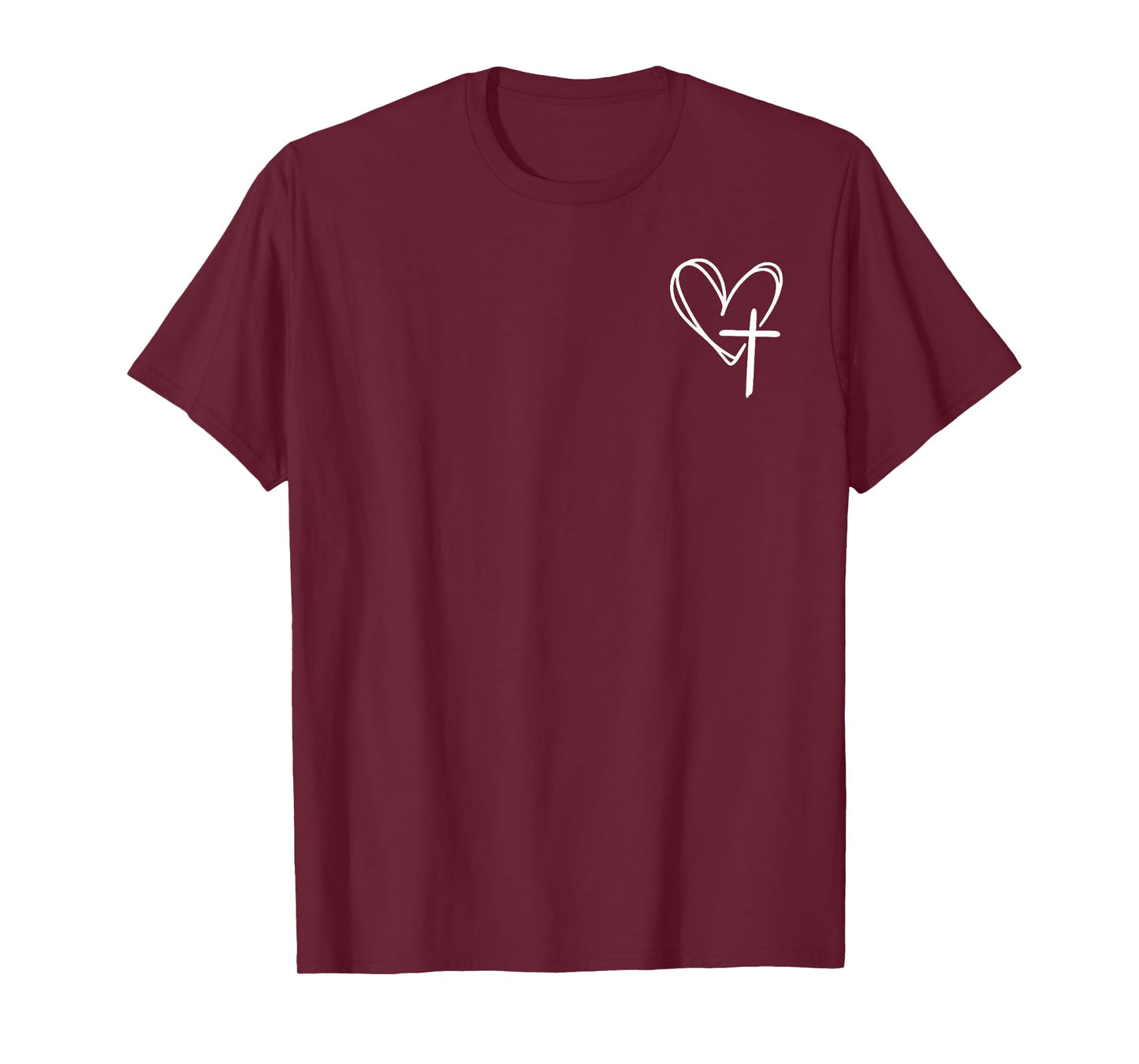 (2 Sided) Walking by Faith Tripping Constantly T-Shirt