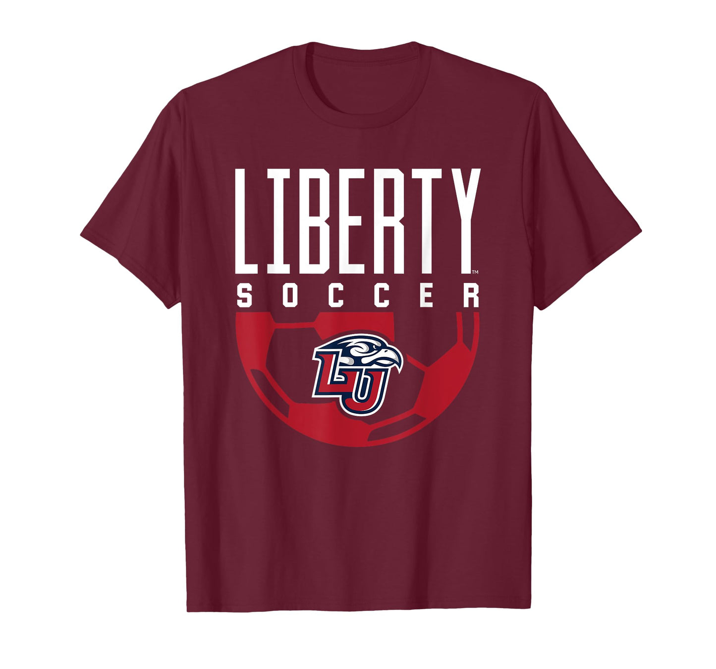Liberty University Flames Soccer Arch T-Shirt