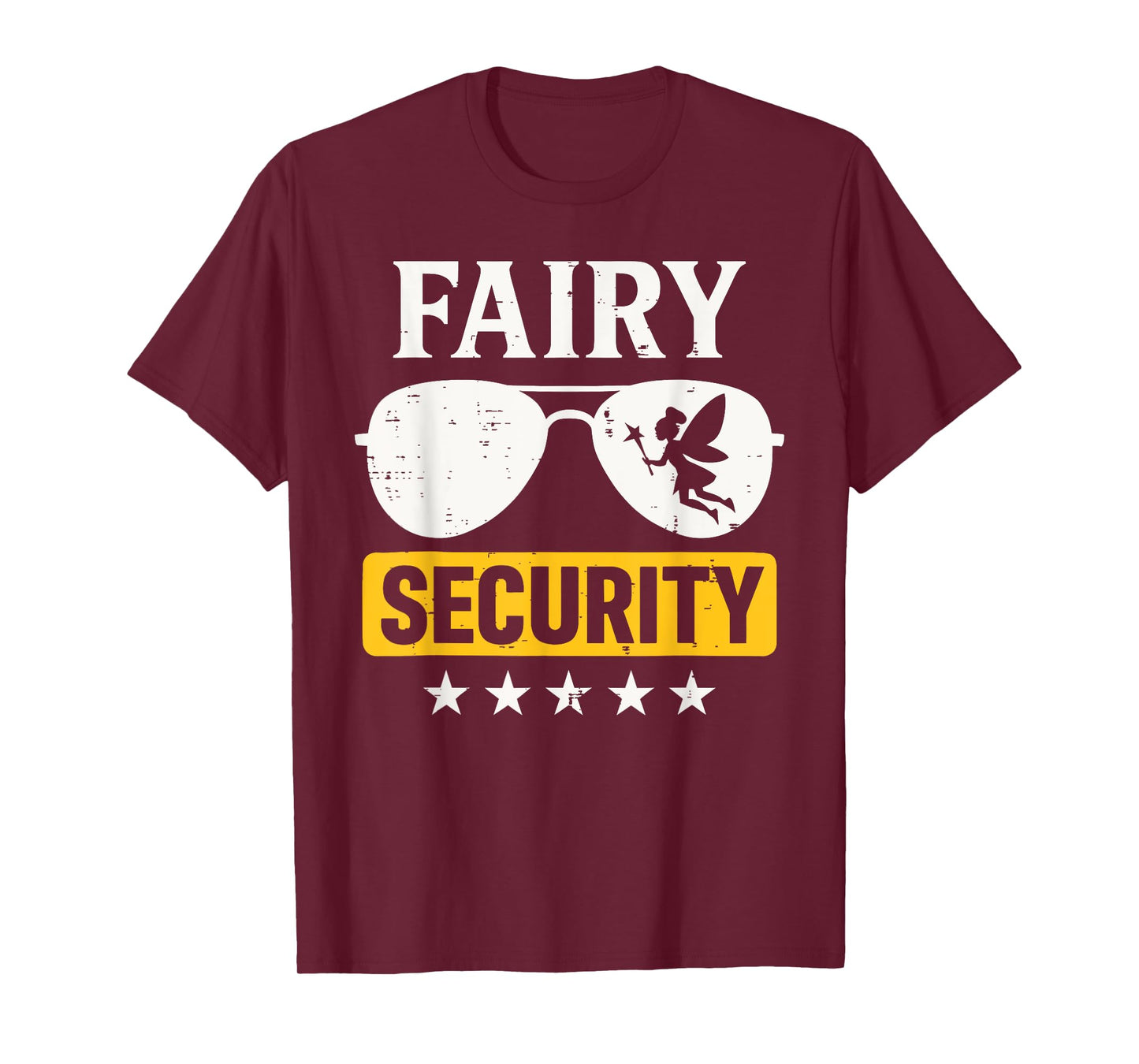Fairy Security Funny Halloween Costume Squad Men Women Kids T-Shirt