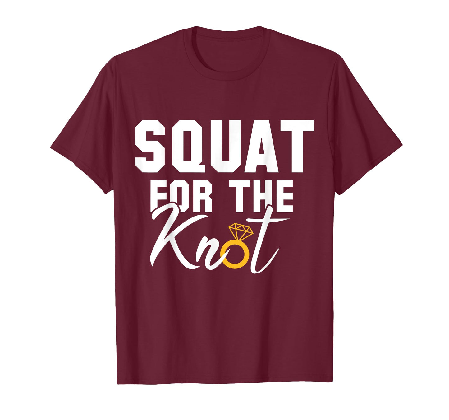 Women Workout Squat Bride Wedding Cool Fitness Lover Gift T-Shirt