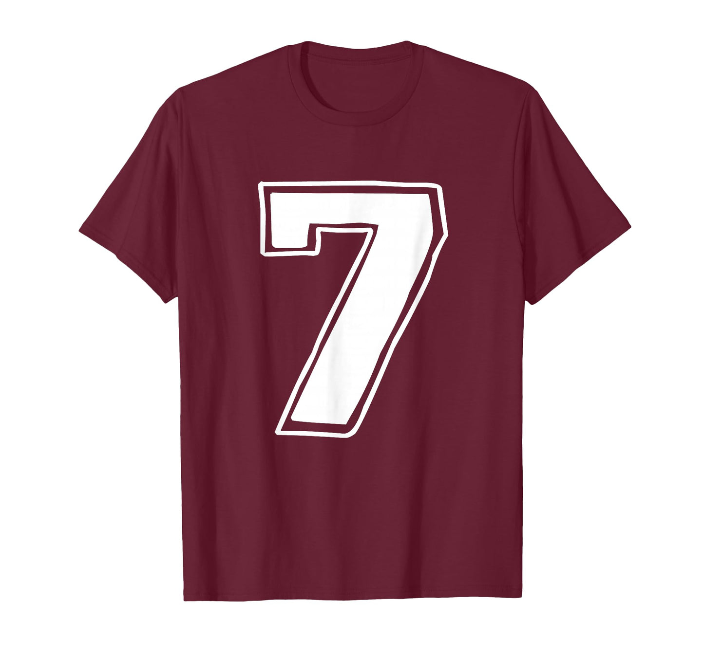 Number 7 Six Seven 6 7 Meme 67 Funny 7th Birthday 7 Years T-Shirt