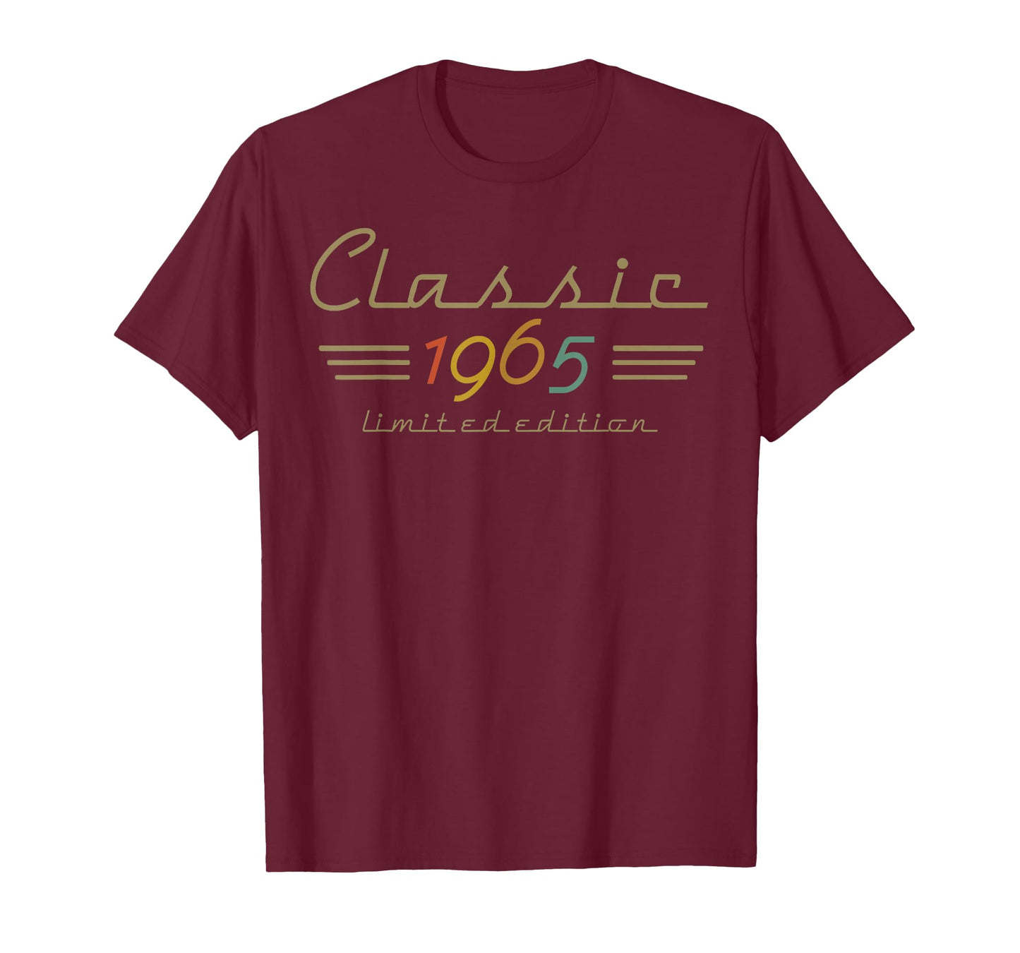 Classic 1965 Limited Edition 60 Year Old Gifts 60th Birthday T-Shirt