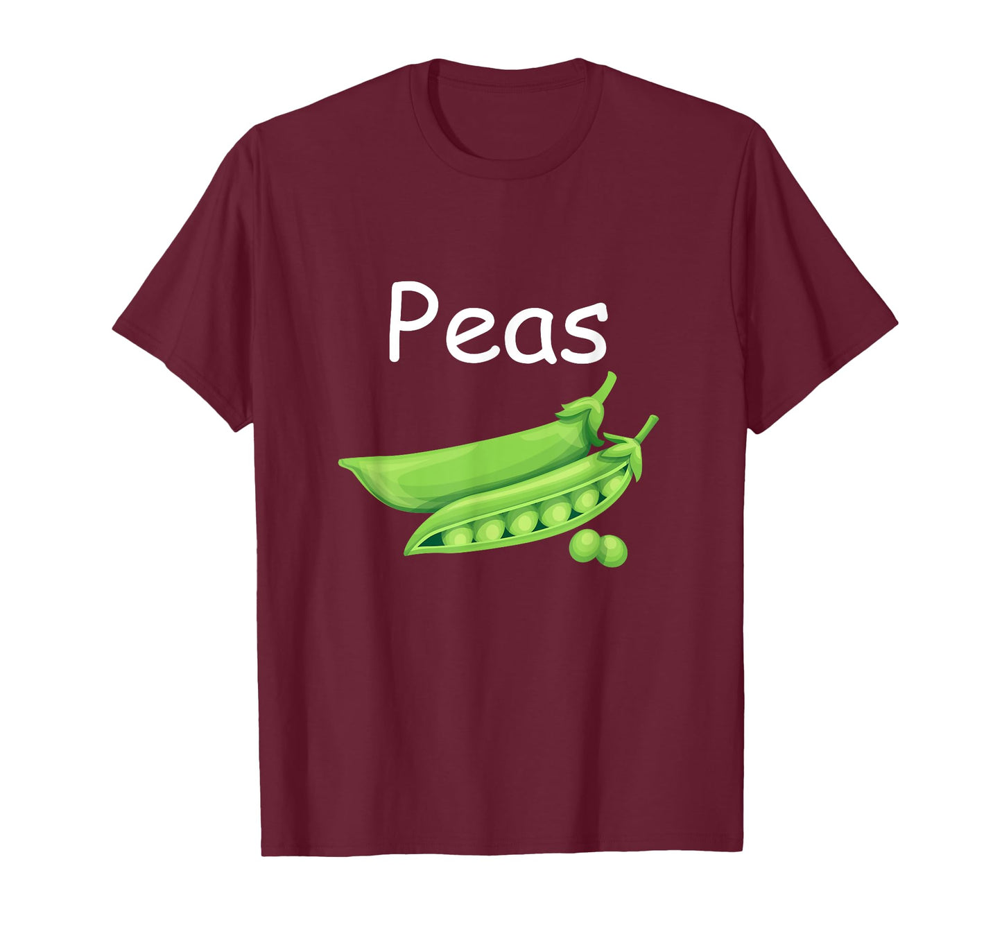 Funny Family Matching Halloween Costumes Peas and Carrots T-Shirt