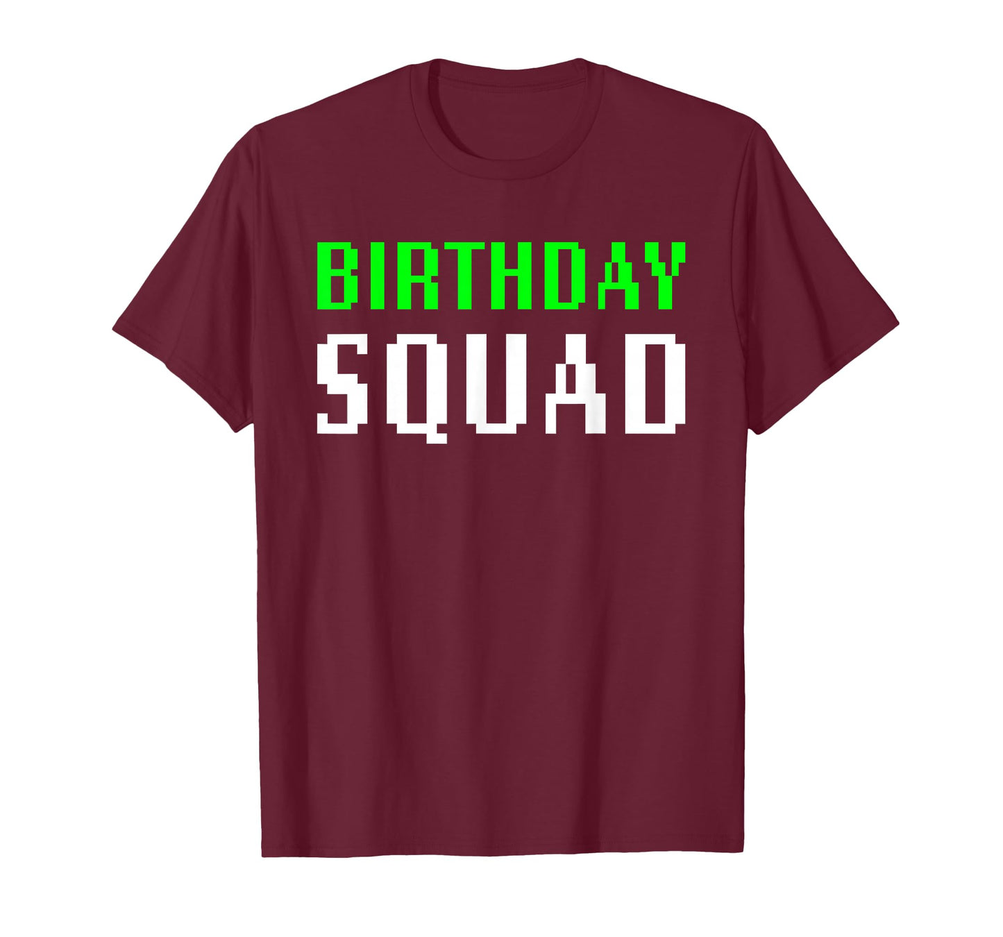 Birthday Squad Video Game Teen Boys Gaming Sleepover Party T-Shirt