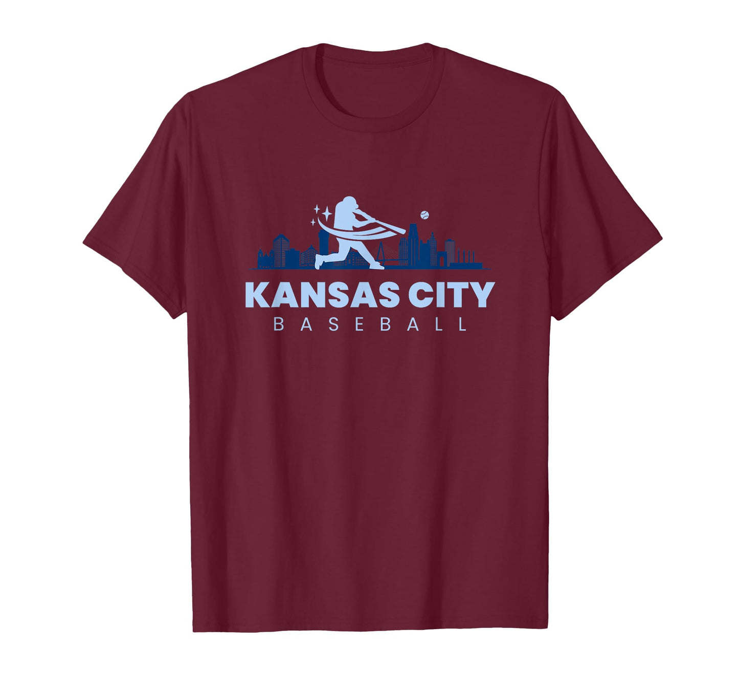 Kansas City Baseball Vintage Minimalist Retro Baseball Lover T-Shirt