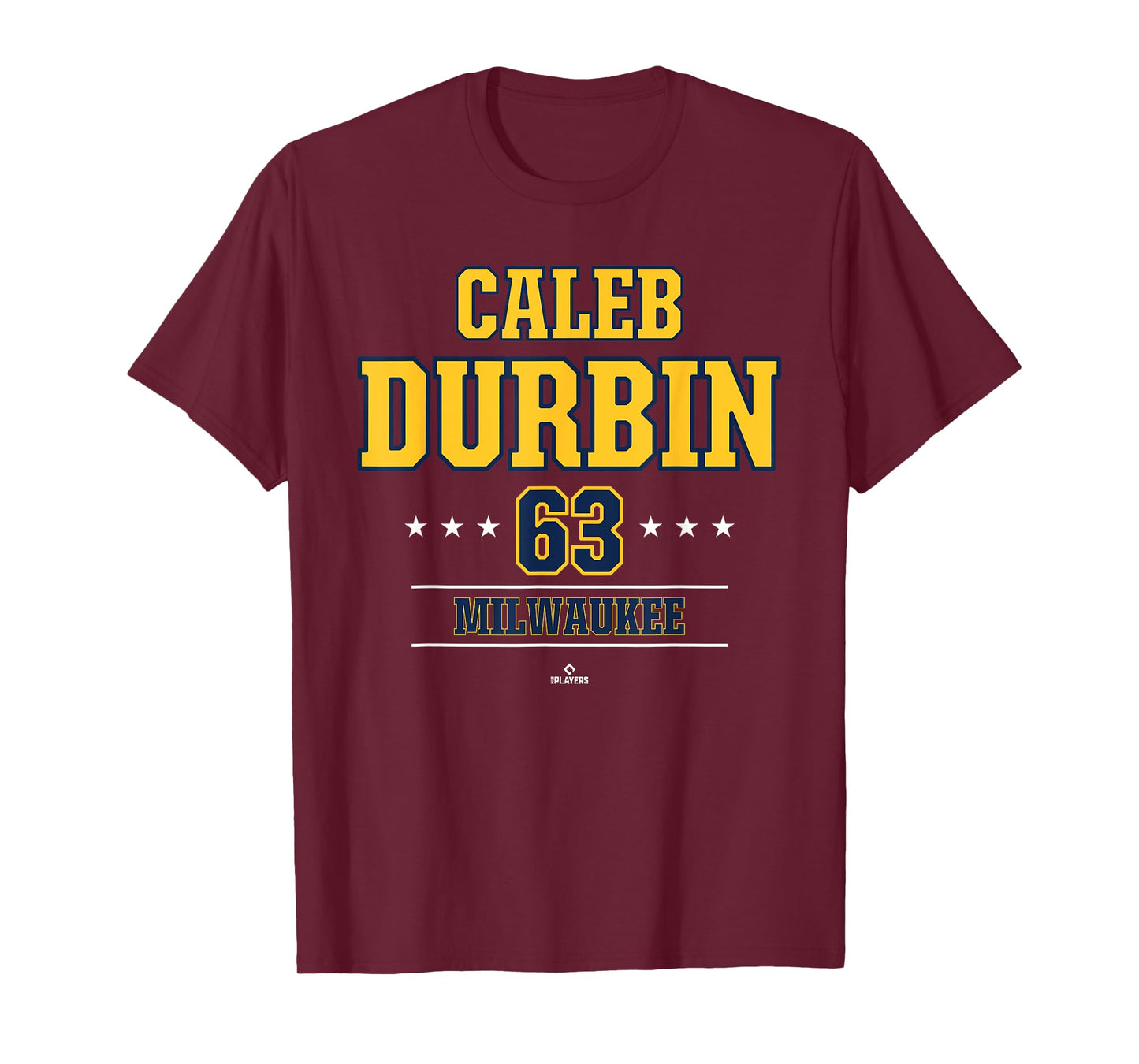 Baseball Star Caleb Durbin Milwaukee MLBPA T-Shirt