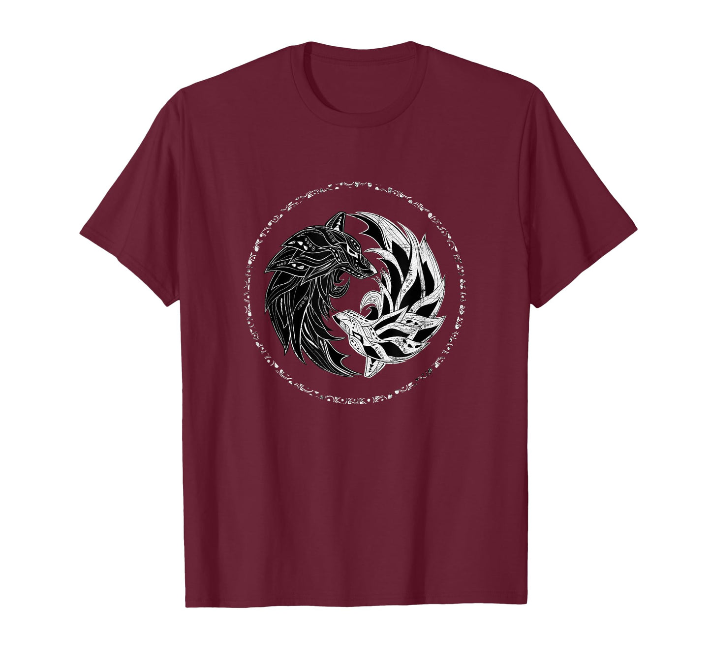 Yin Yang, Wolf, Wolves, Yinyang, Chi Gong TaiChi, Yin-Yang Bagua T-Shirt