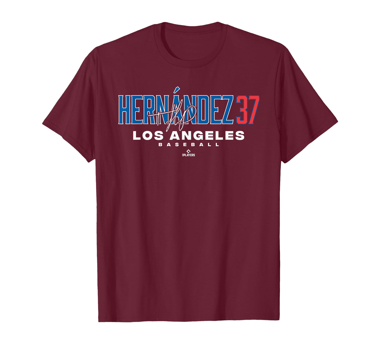Name Number City Teoscar Hernandez 37 Los Angeles Baseball T-Shirt