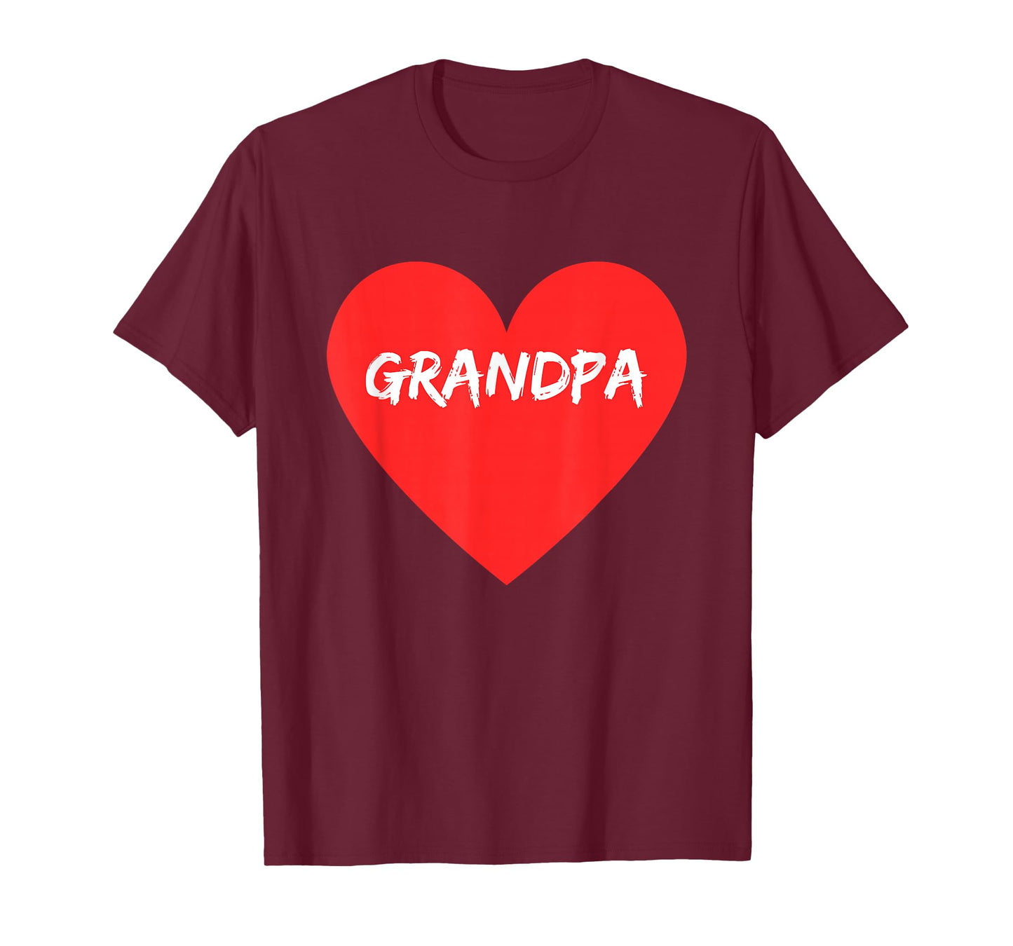 Love for Grandpa Inside of A Heart T-Shirt