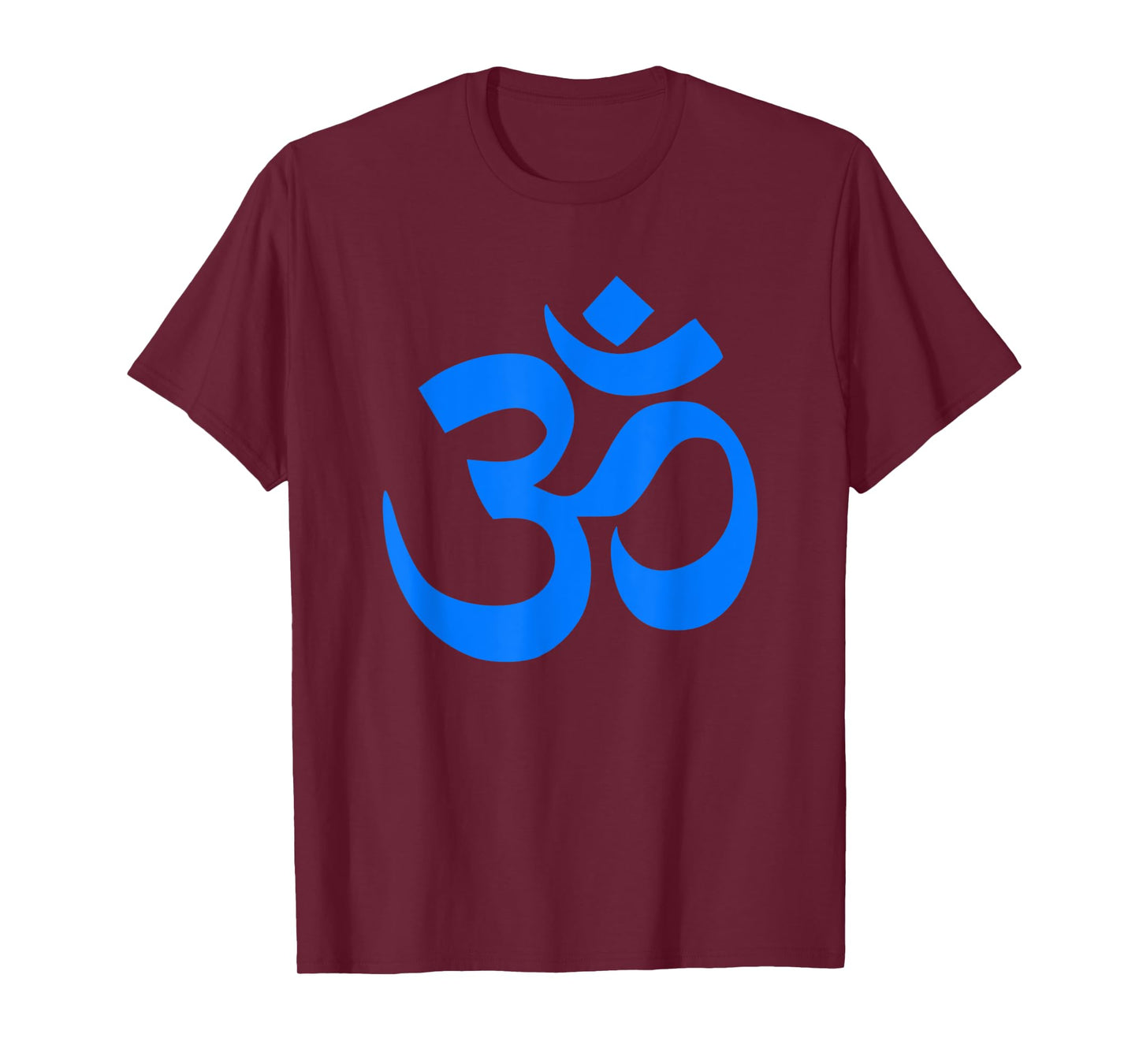 Hindu Om Symbol Indian Philosophy Blue T-Shirt