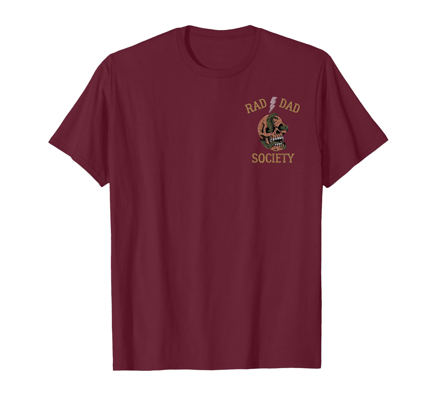 Rad Dad Society Fathers Day Husband Daddy Cool Mens Top T-Shirt