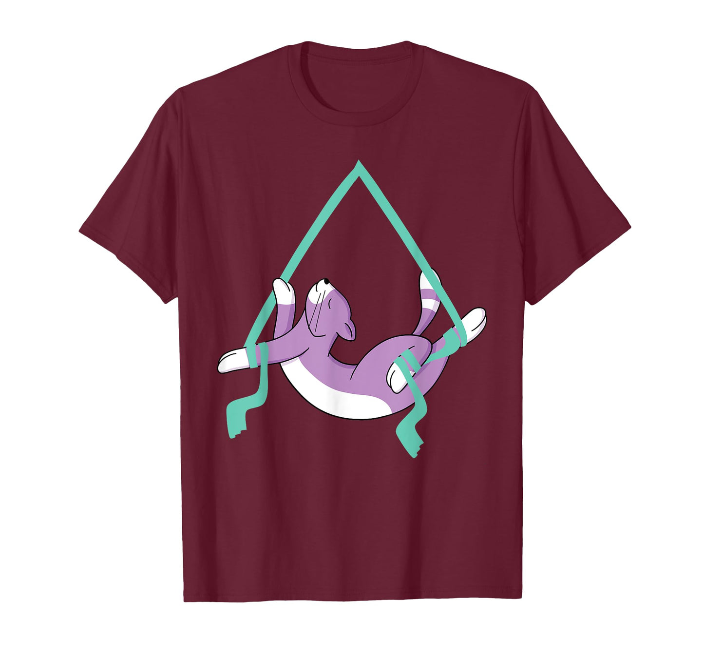 Aerialist Cat Aerial Profession Yoga Fitness T-Shirt for Men Women Girls Kids