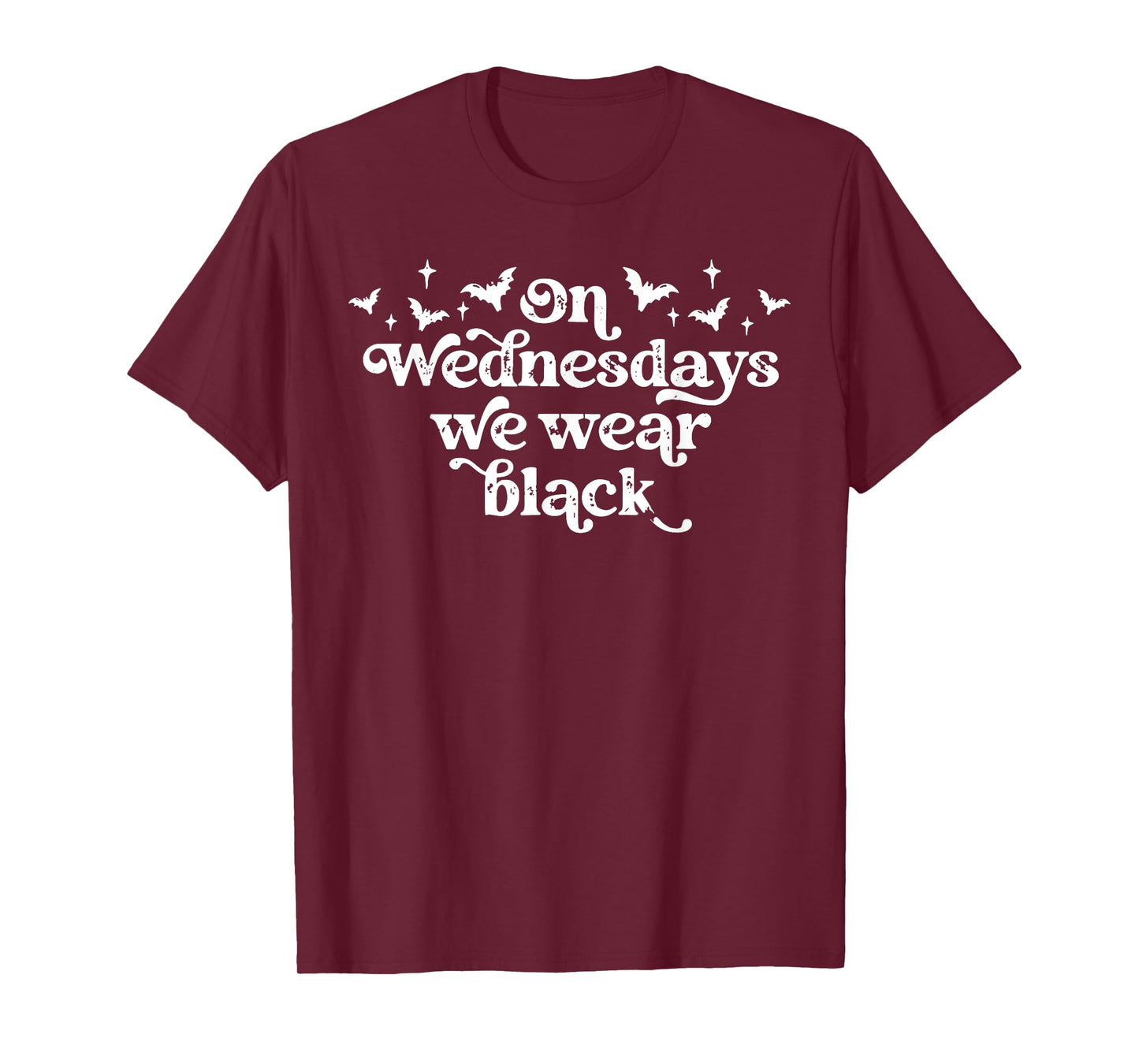 On Wednesdays we wear Black T-Shirt