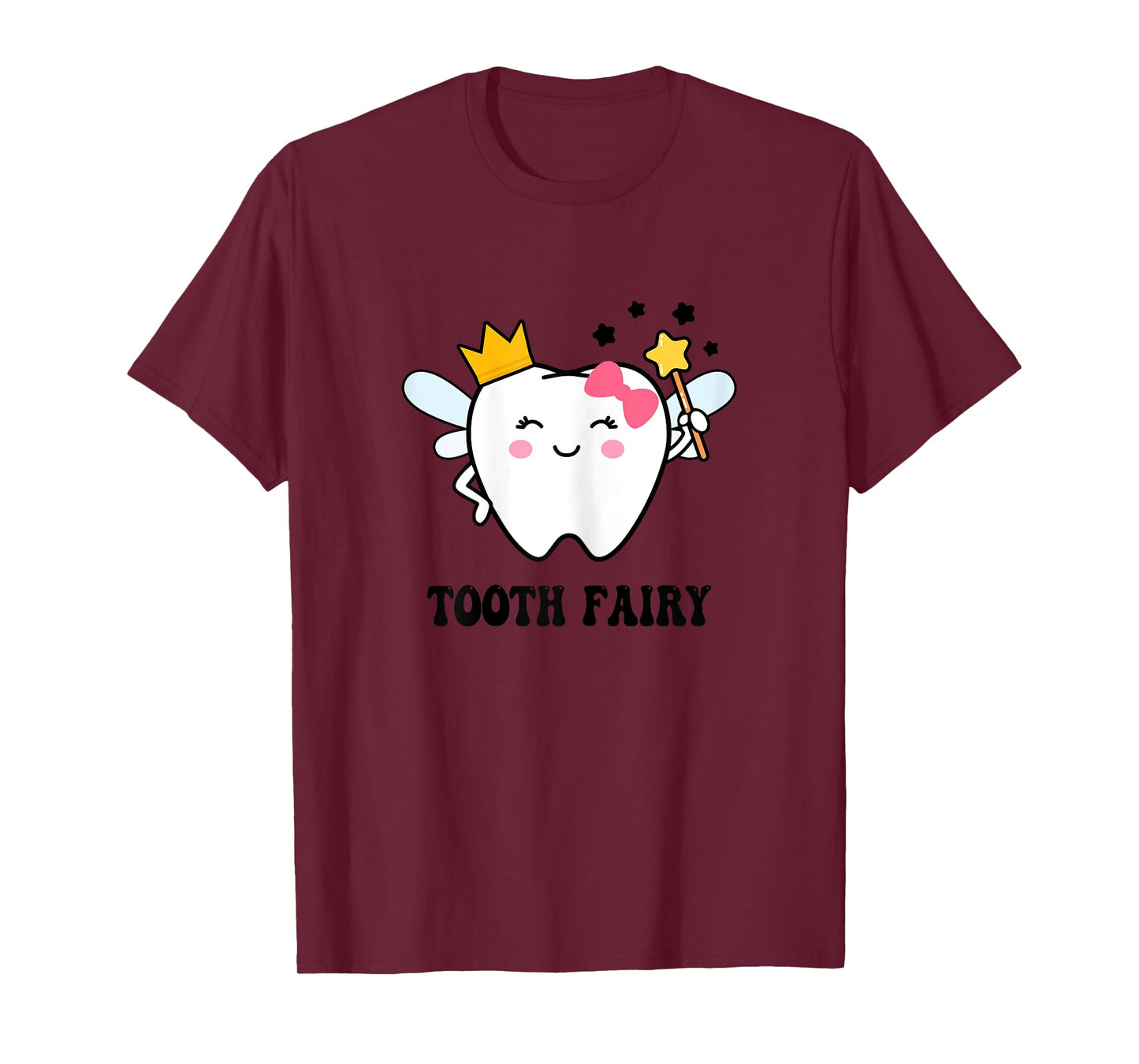Cute Tooth Fairy Halloween Costume Women Kids Girls Xmas T-Shirt