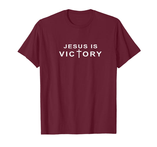 Jesus is Victory Christian Cross Christ Men Women Christians T-Shirt