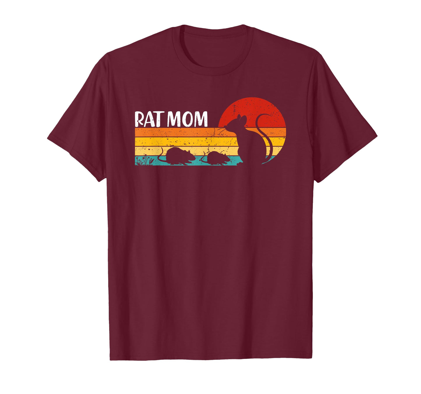 Rat Mom Mother's Day Animal Lover Retro Vintage T-Shirt