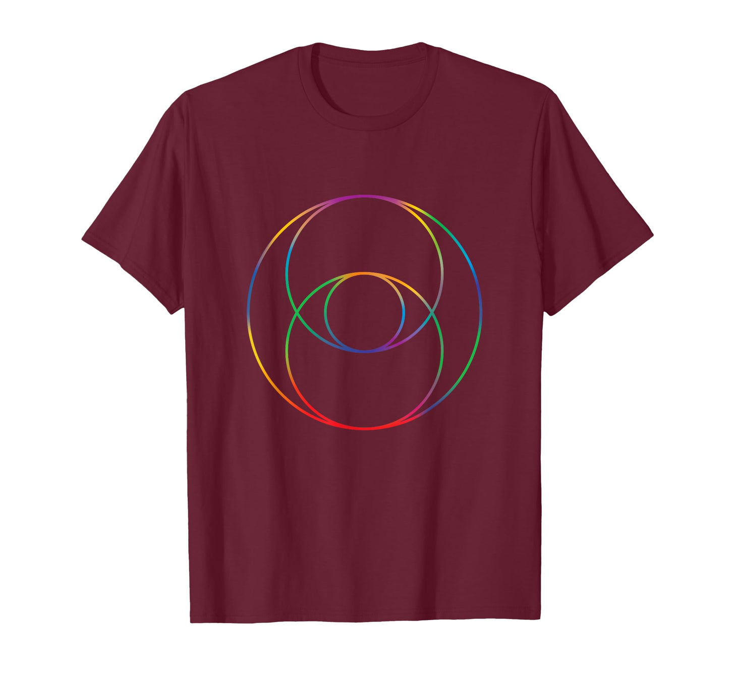 Sacred Geometry Vesica Piscis Geometric Pattern Chakra T-Shirt