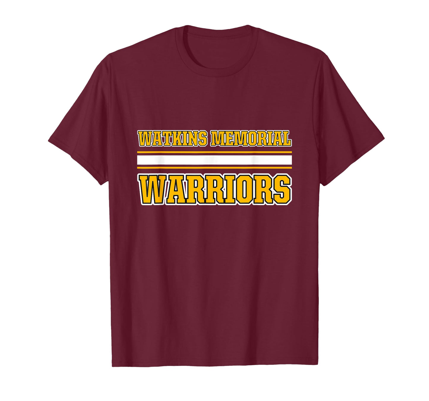 Watkins Memorial Warriors Horizontal Stripes T-Shirt