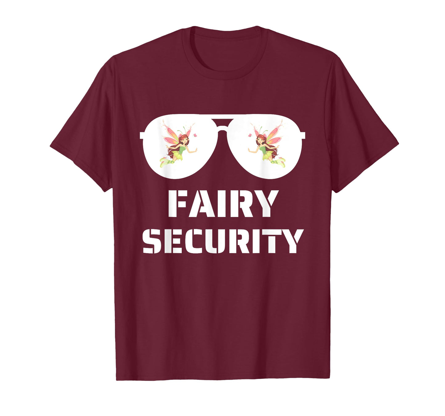 Halloween Dad Mom Daughter Adult Costume Fairy Security T-Shirt