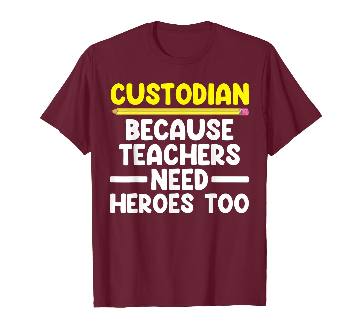 Best Custodian Design For Men Women Janitor School Custodian T-Shirt